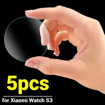  1/5 бр. Стъкло за Xiaomi Mi Watch S3 Защитни фолиа за екрана умни часа със защита от надраскване, защитен слой от закалено стъкло за Xiaomi Watch S3