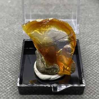  100% натурален рядко Опал, проба минерал, кварц скъпоценни камъни, лечебен кристал, размер на кутията за скъпоценни камъни: 35 * 35 * 35 мм