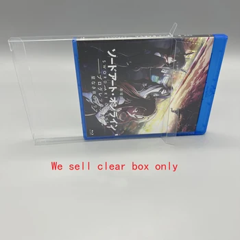  10ШТ Прозрачна защитна кутия от PET пластмаса за игри, Blu ray BD, цветна кутия за съхранение, кутия за дисплея