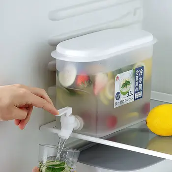  3,5-литров диспенсер за вода с лед, студен кана с вода, хладилник, Плодов чайник, Лимонов машина, лятна хладилни кутия за съхранение в хладилник