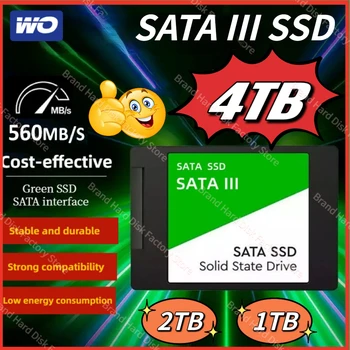  4 TB SSD Високоскоростен Sata 1 TB И 2 TB Твърд Диск Sata3 2.5 Инча на Тсх 500 Mbps Вътрешни Твърди Дискове за Настолни Лаптопи ps5
