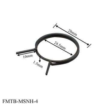  5ШТ Сменяеми Пружини Дръжката на Вратата FMTB-MSNH-4 FMTB-MSNH-E Вътрешно Покритие От Неръждаема Стомана Здрава Висококачествена Кръг