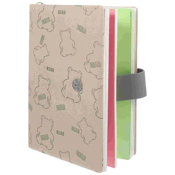  B6 Hand Ledger търговия на Едро с Обикновена Ученическа тетрадка с празни вътрешни страници, Дебели Portable notepad с плодово-зелени подложки
