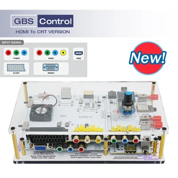  GBS Control GBSC Pro Scaler Конвертор с Понижаващ Мащабиране-версия на HDMI на Crt ypbpr компонент RGBS Scart RGBHV Вход за пури в ограничени бройки Цветни Монитори