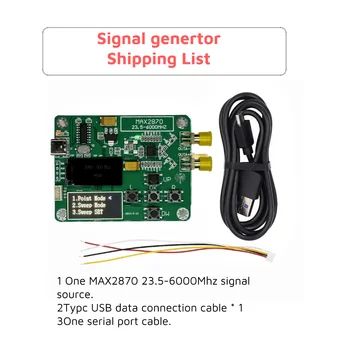 HT008 MAX2870 STM32 Модул Източник на сигнал 23,5-6000 Mhz Захранва от USB 5 В По Честота и Режими Аксесоар