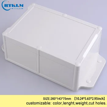  IP68 Проект САМ Водоустойчив разпределителните кутия за Стенен монтаж електронна кутия Корпус от ABS-пластмаса разпределителните кутия 260 * 143 * 75 мм