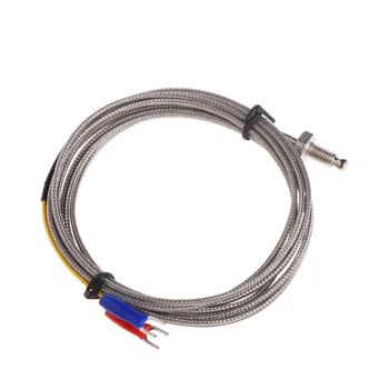  J-образен на винт термодвойка температурен сензор с кабел с дължина 2 м за индустрията