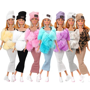  NK Официалната нови Дрехи За Кукли Барби Аксесоари за Модни Дамски Дрехи, Модерни дрехи За Момичета 1/6 Куклен Подарък JJ