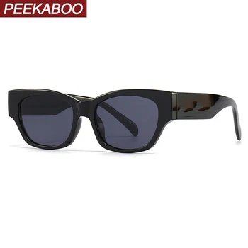 Peekaboo, хит на продажбите, квадратни слънчеви очила с uv400, мъжки, черни, жълти, сини, ретро слънчеви очила за жени, мъжки летни аксесоари 2023