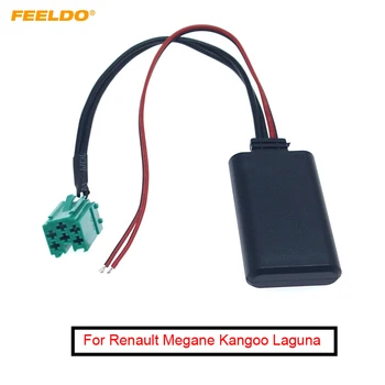  Авто модул Bluetooth FEELDO, приемник, кабел-адаптер Aux за радио модели на Renault Megane Kangoo Laguna Clio 2005-2011