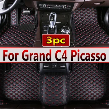 Автомобилни стелки за Citroen Grand C4 Picasso SpaceTourer 5seat 2007 ~ 2013 Трайни автомобилни постелки и Килими Детайли на интериора Автомобилни Аксесоари