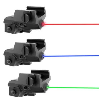  Акумулаторна Лазерен Мерник на Taurus G2C 9mm TS9 Глок Tactical Green Blue Red, 20mm Picatinny Rail Mount Red Dot за Пистолет