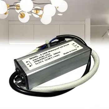  Водоустойчива led драйвер капацитет от 6-10 W, Ток 500 MA Защита от претоварване 12-22 dc лента за прожектори