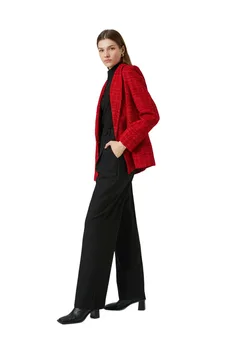  Дамски обикновена стандарт панталони с висока талия Koton.
