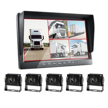  Директни продажби 7-инчов 1080P Автоматичен заден ход на автомобила Камера за задно виждане камион на 360 градуса Камера за задно виждане с монитор