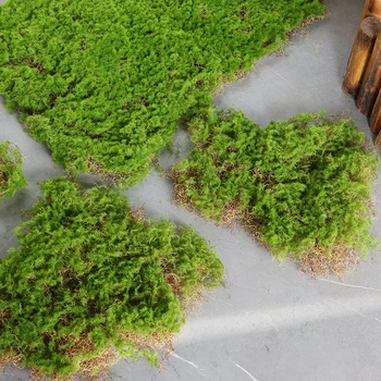  Имитация на Мъх Трева Тревата Изкуствен Мъх Зелен Фалшив Завод за Домашен интериор на Стените на Градината на Микро Пейзаж Украса