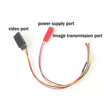  Кабел за извеждане на изображения и видео сигнал 5.8 G, сигнален кабел FPV, Схема за пренос, AV кабел за TS5823 TS5828
