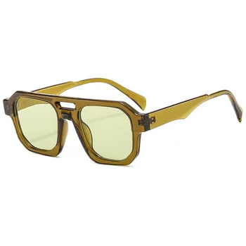  Квадратни Слънчеви Очила на Жените и Мъжете Ретро Марка Пилот Слънчеви Очила Дамски Реколта Нюанси на Мода Oculos De Sol Feminino UV400