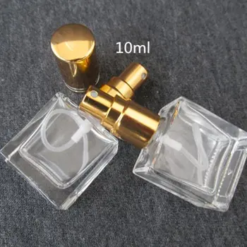  Квадратни флакони за парфюми обем от 10 мл, стъклени флакони за парфюми обем 10 cc, корпоративна опаковъчен контейнер F20171587