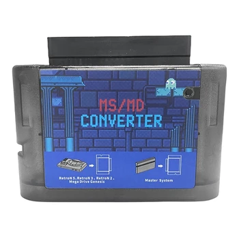  Конвертор игрални карти, MS MD, детска видеокассета за Megedrive За Genesis Hyperdrive За Master System, трайни