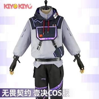  Костюмированная играта KIYO-KIYO Valorant ISO за cosplay ISO Unifrom Set Halloweem Costumes for man