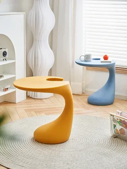  Креативен маса в скандинавски стил, Прости Модерен, Ъглова Маса, Разтегателен диван в хола, маса за кафе във формата на малка масичка