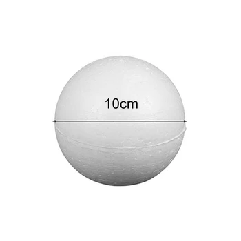  Моделирующий топка от стиропор 1-10 см, бяла топка за бродерия със собствените си ръце, за сватба, рожден ден, коледно парти, декорация, подарък