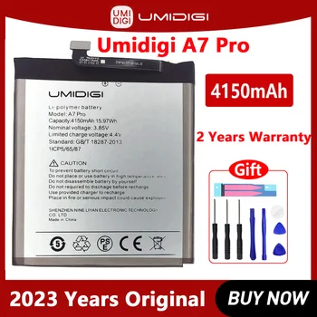  Нова Оригинална Батерия A7 За телефон UMI UMIDIGI PRO A7 4150mAh Високо Качество Batteria С Инструменти
