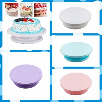  Пластмаса устойчива на плъзгане подвижна поставка за маса за торта Кухненски Инструменти за украса на печене