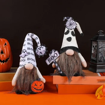  Плюшени джуджета Есенния декор Tomte Шведски кукли-джуджета за дома, Украса за Хелоуин Камина Декор на масата в фермерска къща