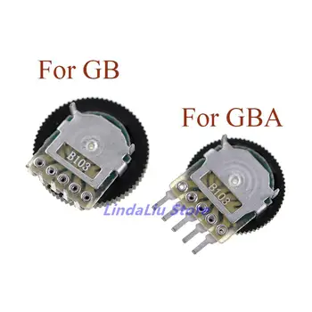  Подмяна на 5шт за ключа GB Classic DMG 001 Потенциометър звука на дънната платка за Gameboy Преминете завоя на силата на звука за GBC, GBA