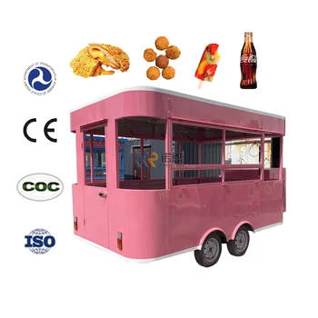  Продава се мобилен ремарке за превоз на хранене в САЩ DOT CE VIN Камион за бързо хранене с напълно оборудван кухненски бокс