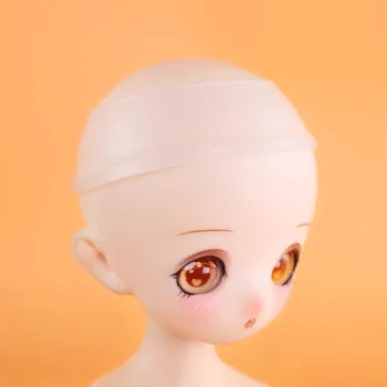  Силиконов калъф за перука с дължина 40 см за кукли за момичетата Може да се използва като прически за перуки Bdj за кукли с висока температура
