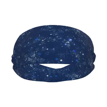  Спортна спортна превръзка на главата Дишаща превръзка на главата за коса от пот Превръзка на главата за йога Galaxy Constellation