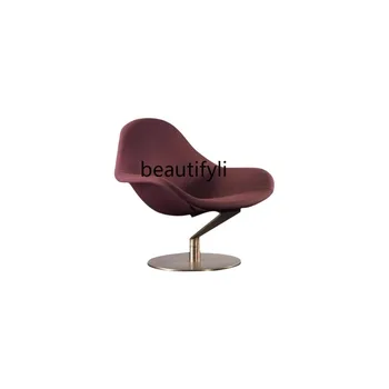 Творческа въртящо се кресло Зенит от скандинавския дизайнер, модел хол, Лесно Луксозно кресло за отдих в стил на модерното изкуство.