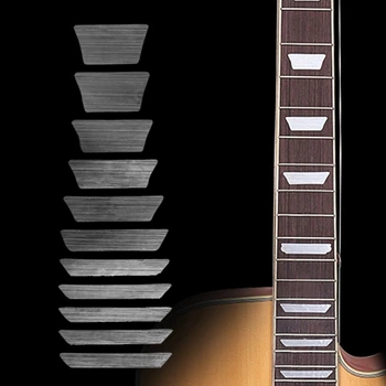  Тънка Трапециевидная Стикер на лешояд B36F, Маркерная стикер-инкрустация за електроакустична китара