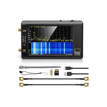  Ултра-4-инчов анализатор на спектъра Ръчен анализатор на честоти TINY SA 100 khz-5,3 Ghz, мрежови тестер с карта памет от 32 GB.