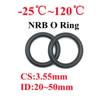  Уплътнителни пръстени CS 3,55 мм Гумени Износоустойчиви водоустойчив маслоустойчив Уплътнителни пръстени NBR О-О-пръстени Нитриловая Миене Гумен уплътнителен комплект