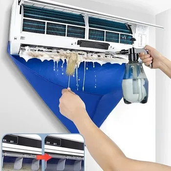  Устройство за почистване на климатик Чанта за почистване на климатика и Канализация тръбата за почистване на климатик Водоустойчив Инструмент за почистване на климатик