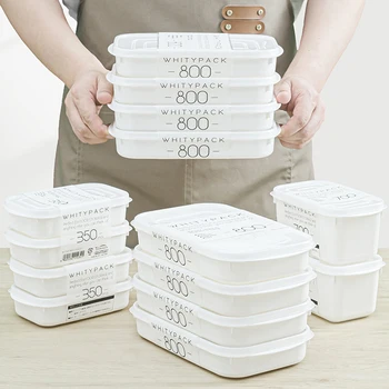  Японска кутия за опаковане на замразени меса Хранително-вкусовата Хладилник За съхранение на плодове, Зеленчуци консервирани храни Разделете кутия за готвене